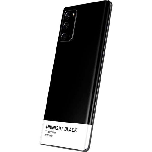 Midnight Black Galaxy Note20 5G Skin